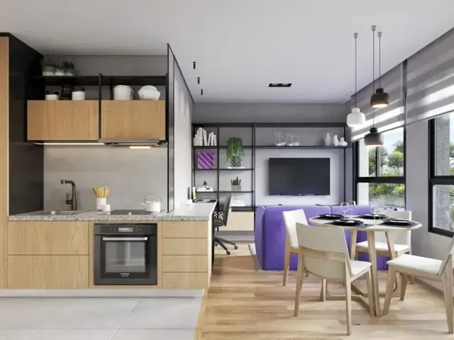 Apartamento 2 quartos e 2 banheiros, à venda, no bairro Novo Mundo em Curitiba