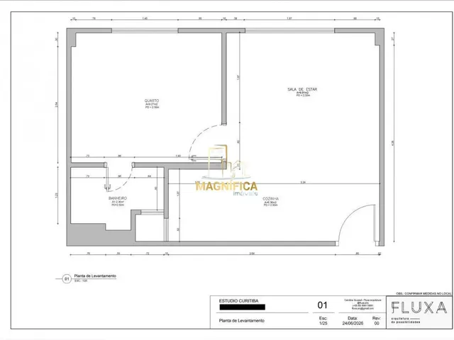 Apartamento 1 quarto e 1 banheiro, à venda, no bairro Batel em Curitiba