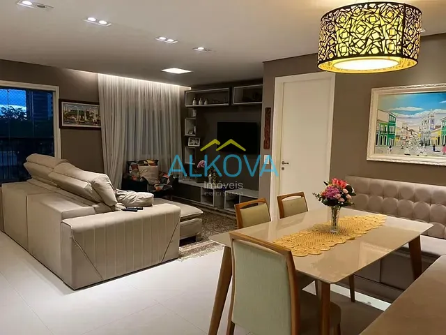 Apartamento com 143m² 3 quartos e 2 banheiros, à venda, no bairro Jardim Aquarius em São José dos Campos