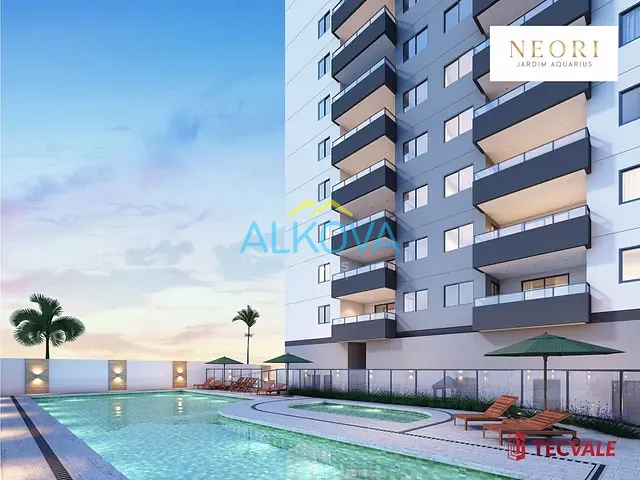 Apartamento com 87m² 2 quartos e 2 banheiros, à venda, no bairro Jardim Aquarius em São José dos Campos
