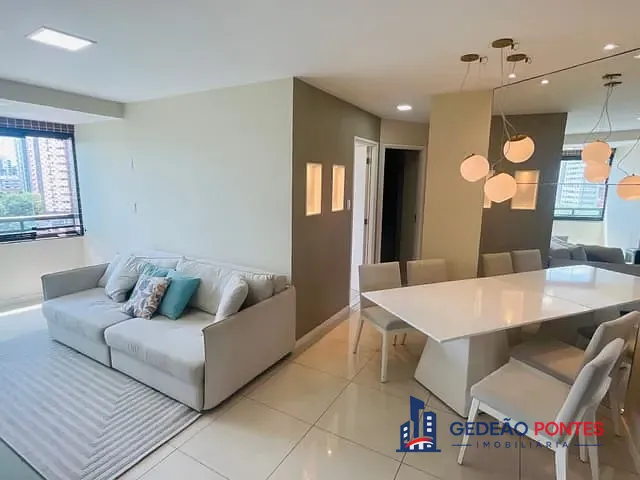 Apartamento 3 quartos e 2 banheiros, à venda, no bairro Casa Forte em Recife