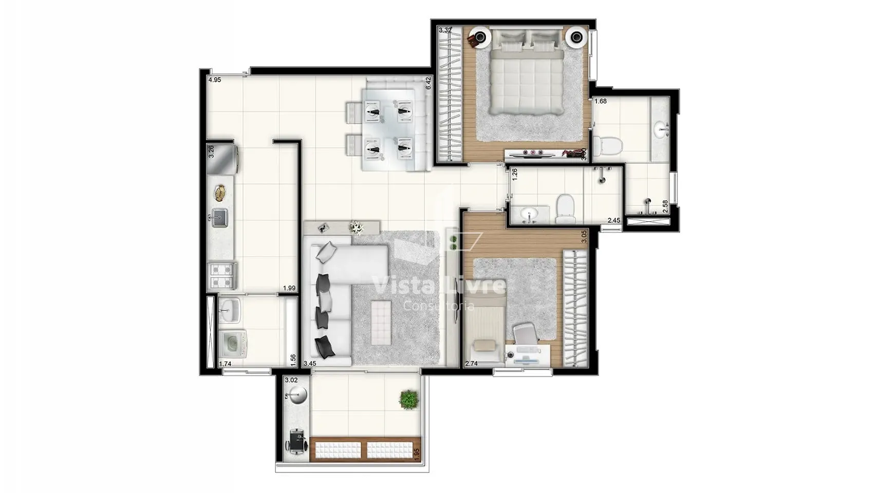 Apartamento, 2 quartos, 78 m² - Foto 21