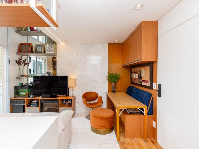 Apartamento com 47m² 1 quarto e 2 banheiros, à venda, no bairro Itaim Bibi em São Paulo
