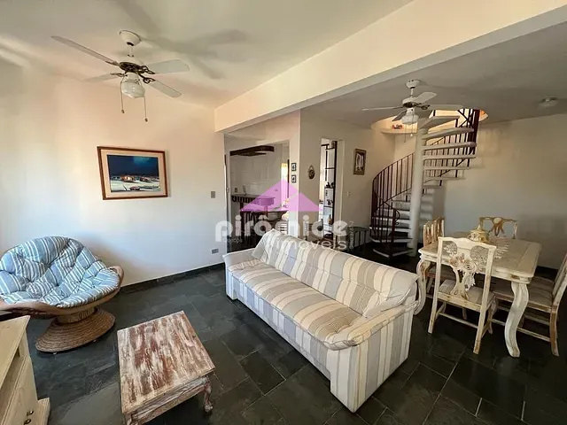 Apartamento com 144m² 4 quartos e 3 banheiros, à venda, no bairro Martim de Sá em Caraguatatuba