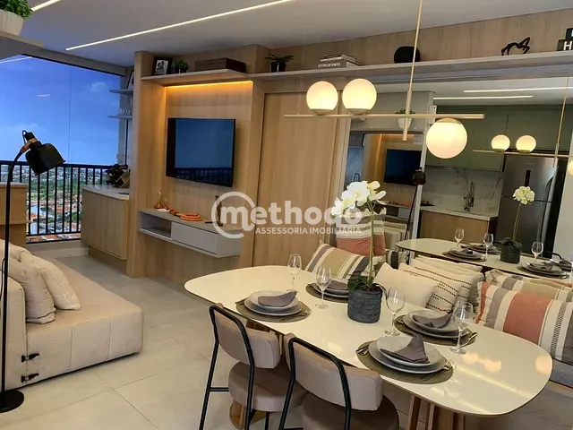 Apartamento com 2600m² 2 quartos e 2 banheiros, à venda, no bairro Jardim Nossa Senhora Auxiliadora em Campinas