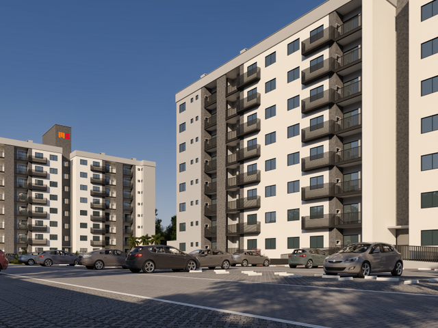 Apartamento com 70m² 2 quartos e 1 banheiro, à venda, no bairro Balneário Pereque em Porto Belo