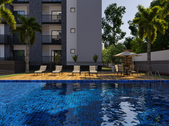 Apartamento com 70m² 2 quartos e 1 banheiro, à venda, no bairro Balneário Pereque em Porto Belo