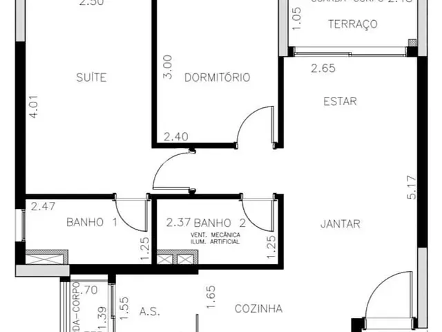 Apartamento com 57m² 2 quartos e 2 banheiros, à venda, no bairro Botafogo em Campinas