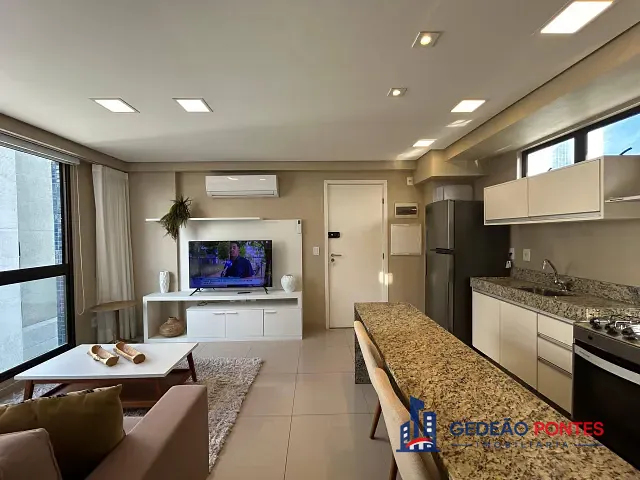Apartamento 1 quarto e 1 banheiro, para alugar, no bairro Boa Viagem em Recife
