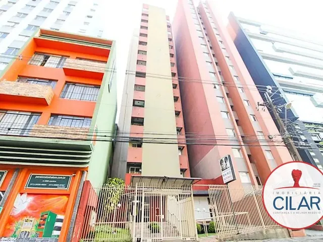 Apartamento 1 quarto e 1 banheiro, para alugar, no bairro Centro em Curitiba