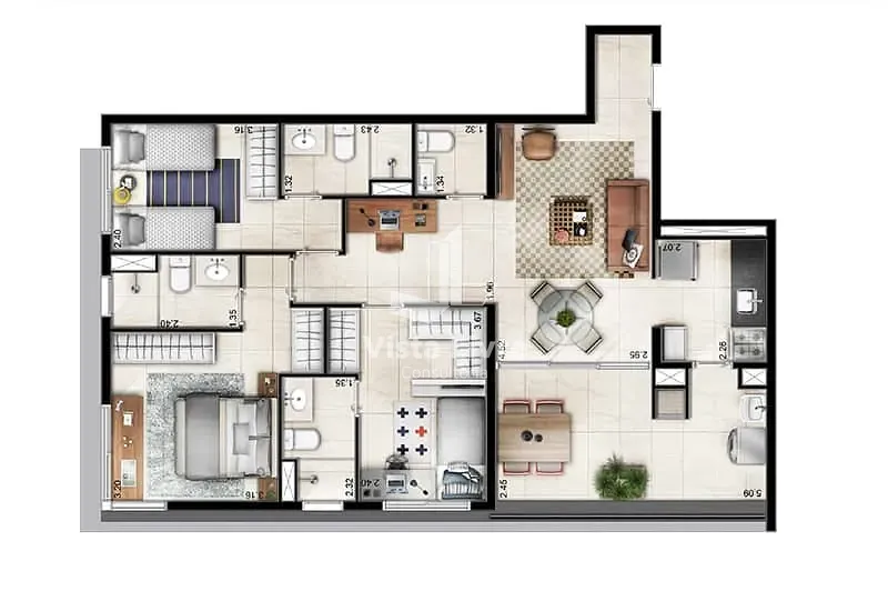 Apartamento, 2 quartos, 105 m² - Foto 31