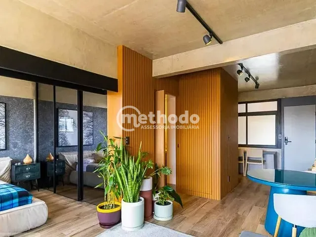 Apartamento com 52m² 1 quarto e 1 banheiro, à venda, no bairro Cambuí em Campinas