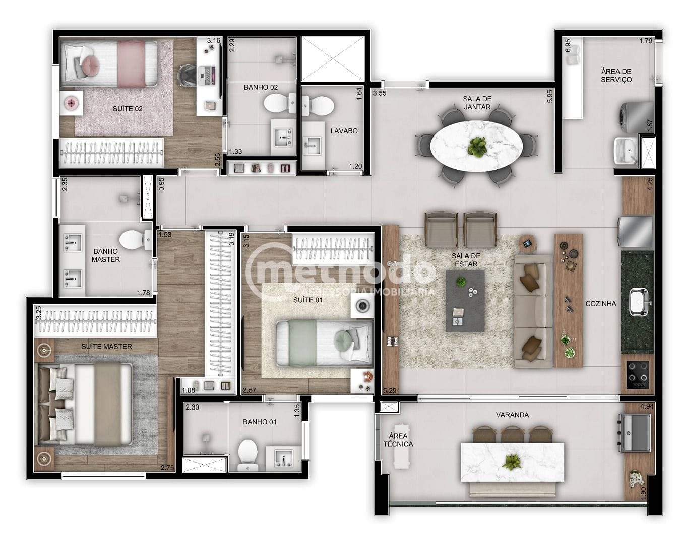 Apartamento, 3 quartos, 100 m² - Foto 27