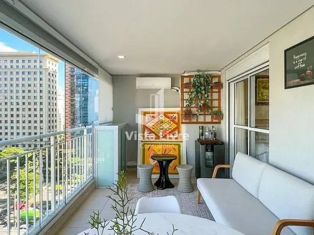 Apartamento com 56m² 1 quarto e 1 banheiro, à venda, no bairro Vila Nova Conceição em São Paulo