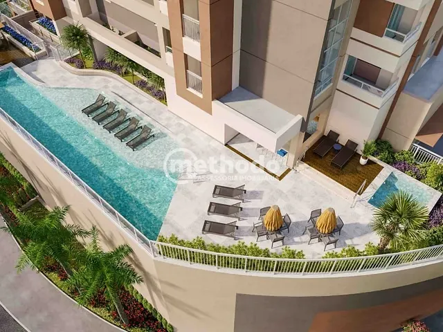 Apartamento com 47m² 1 quarto e 1 banheiro, à venda, no bairro Chácara da Barra em Campinas