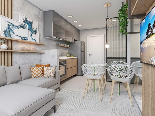 Foto do Apartamento - Apartamento à venda 1 Quarto, 1 Suite, 24.42M², Mooca, São Paulo - SP | Plano&Alto da Mooca | Lares e Andares Imóveis