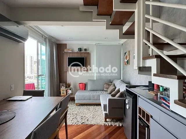 Apartamento com 70m² 1 quarto e 2 banheiros, à venda, no bairro Cambuí em Campinas