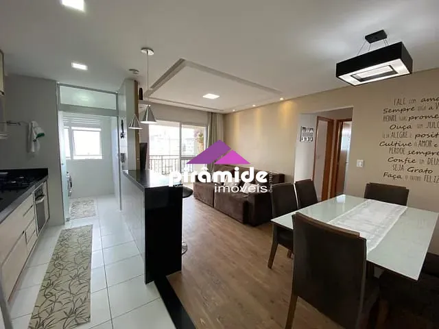 Apartamento com 65m² 2 quartos e 2 banheiros, à venda, no bairro Palmeiras de São José em São José dos Campos