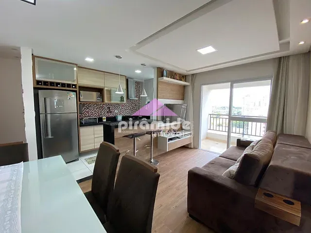 Apartamento com 65m² 2 quartos e 2 banheiros, à venda, no bairro Palmeiras de São José em São José dos Campos