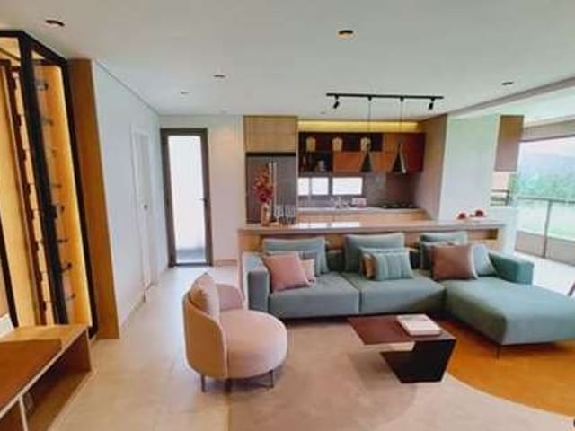 Foto do Apartamento - Apartamento tipo para venda em Indianópolis com 3 quartos, sendo 3 suítes, 121m² | Correteria Imóveis
