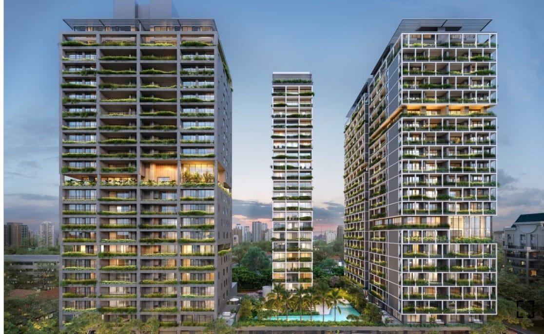 Apartamento para venda em Campo Belo com 3 quartos, sendo 3 suítes, 127m²