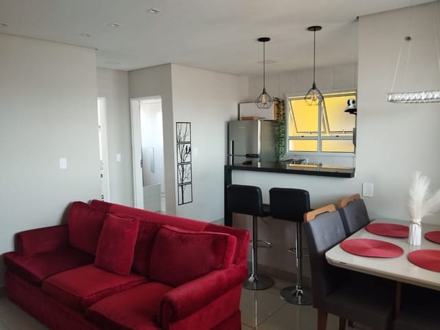 Apartamento com 51m² 2 quartos e 1 banheiro, à venda, no bairro Chácaras Caxingui em Embu das Artes