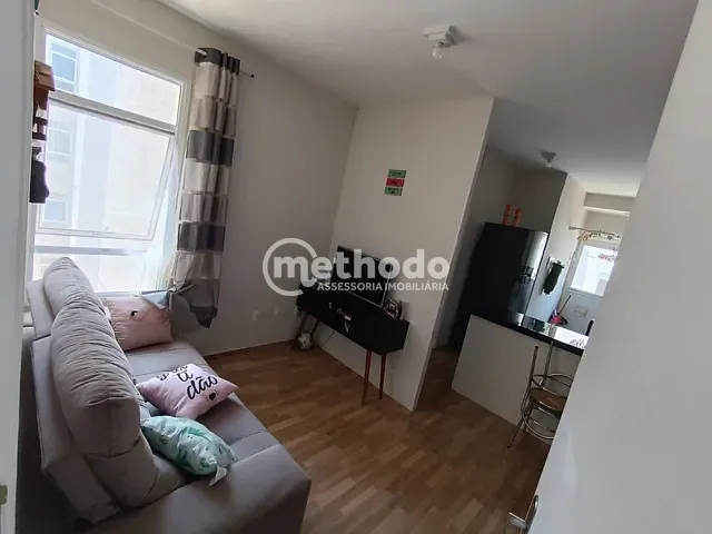 Apartamento com 42m² 2 quartos e 1 banheiro, à venda, no bairro Residencial Fazenda Lagoa em Campinas