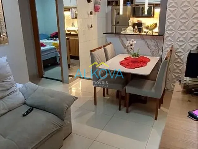 Apartamento com 50m² 2 quartos e 1 banheiro, à venda, no bairro Jardim das Cerejeiras em São José dos Campos