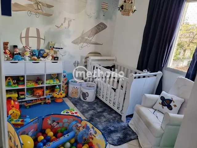 Apartamento com 54m² 2 quartos e 1 banheiro, à venda, no bairro Jardim das Oliveiras em Campinas