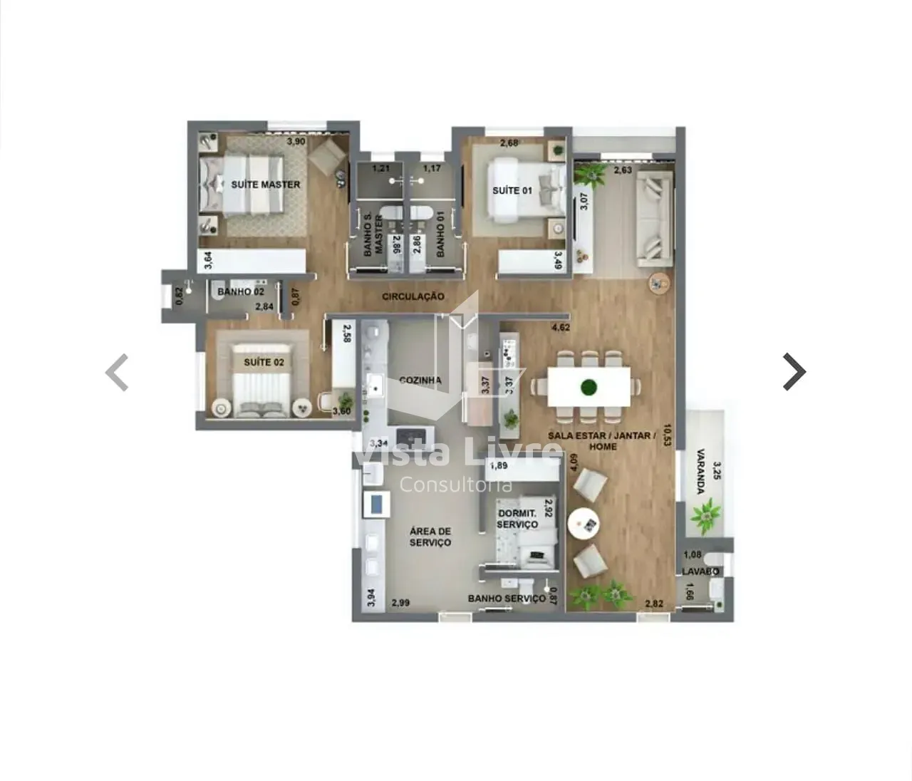 Apartamento, 3 quartos, 129 m² - Foto 31