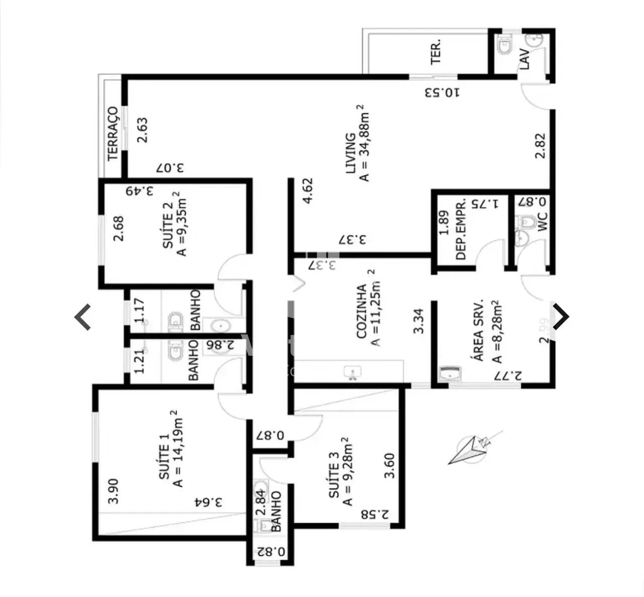 Apartamento, 3 quartos, 129 m² - Foto 32