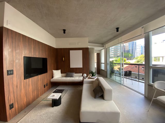 Foto do Apartamento - Apartamento à venda, Vila Olímpia, São Paulo, pronto para morar com 1 quarto e 2 vagas | Vista Livre