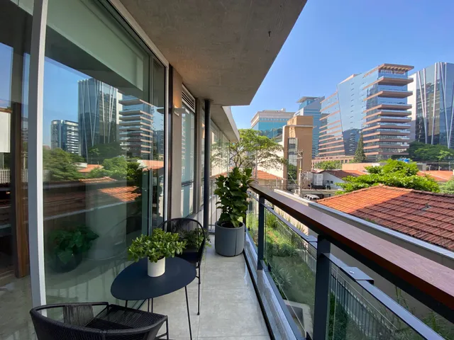 Foto do Apartamento - Apartamento à venda, Vila Olímpia, São Paulo, pronto para morar com 1 quarto e 2 vagas | Vista Livre
