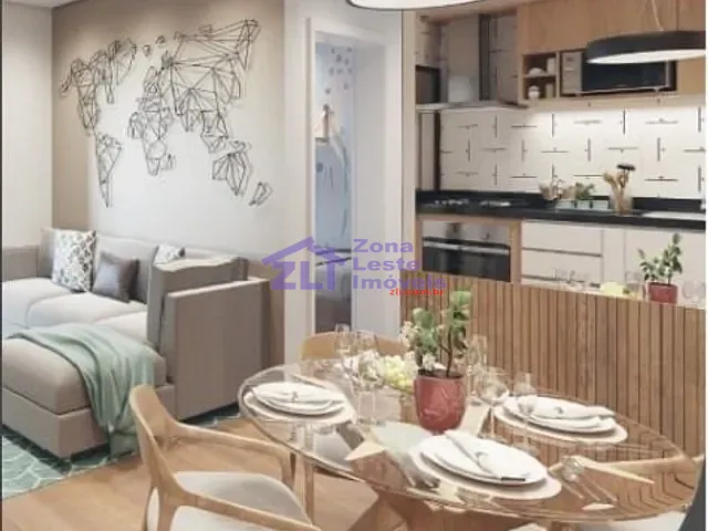 Apartamento com 37m² 2 quartos e 1 banheiro, à venda, no bairro Jardim Nordeste em São Paulo