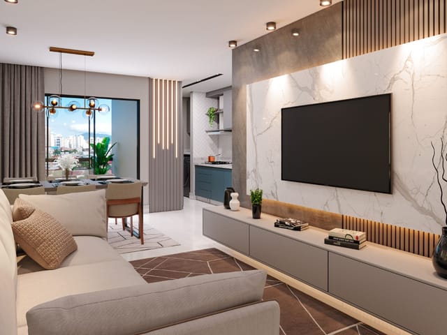 Apartamento com 63m² 2 quartos e 2 banheiros, à venda, no bairro Morretes em Itapema