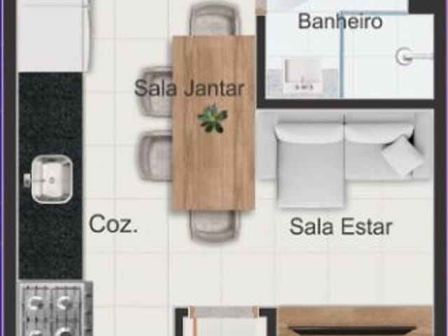 Foto do Apartamento - Apartamento com 2 dormitórios à venda, 37 m² por R$ 189.000,00 - Vila Rosaria - São Paulo/SP | ZONA LESTE IMÓVEIS