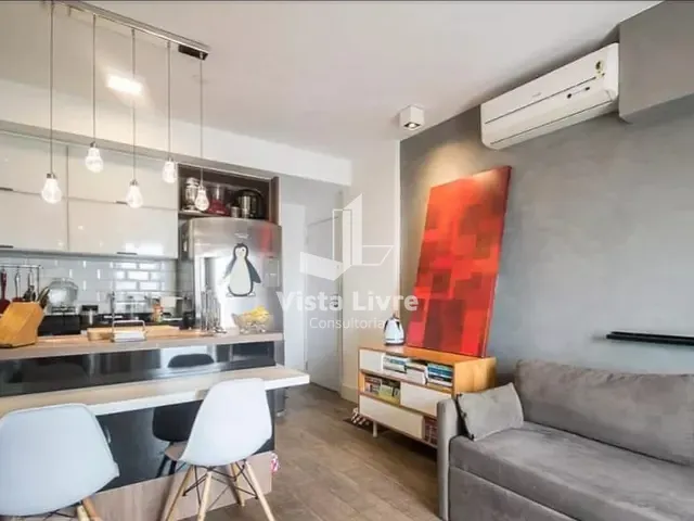 Apartamento com 45m² 1 quarto e 1 banheiro, à venda, no bairro Brooklin em São Paulo