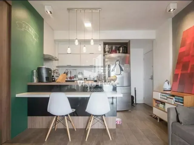 Apartamento com 45m² 1 quarto e 1 banheiro, à venda, no bairro Brooklin em São Paulo