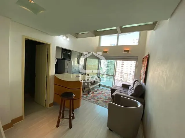 Apartamento com 60m² 1 quarto e 2 banheiros, para alugar, no bairro Vila Nova Conceição em São Paulo