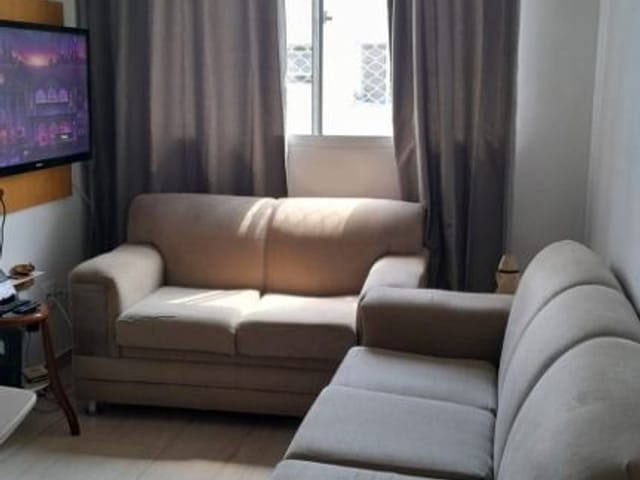 Apartamento com 42m² 2 quartos e 1 banheiro, à venda, no bairro Jardim do Lago em São Paulo