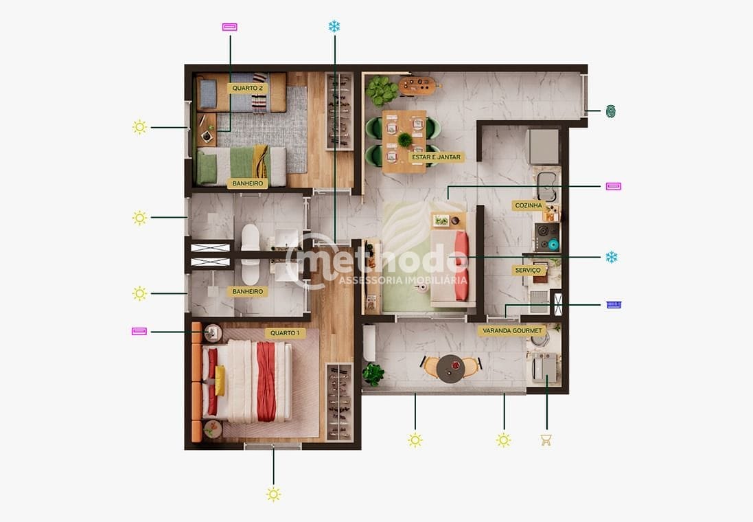 Apartamento, 2 quartos, 51 m² - Foto 26