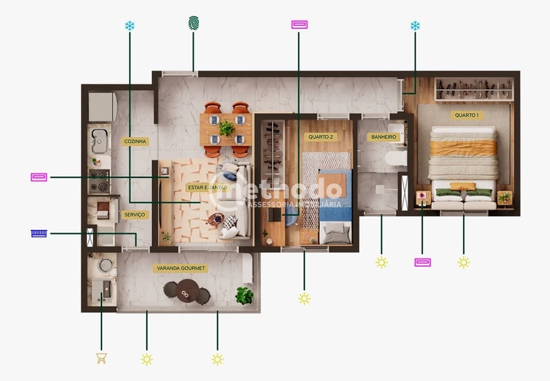 Apartamento, 2 quartos, 51 m² - Foto 28