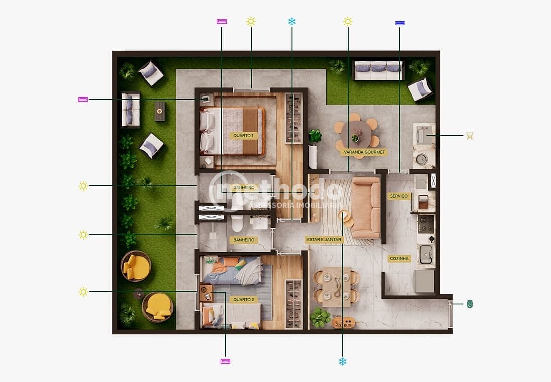 Apartamento, 2 quartos, 51 m² - Foto 31