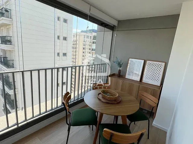 Apartamento com 50m² 1 quarto e 1 banheiro, para alugar, no bairro Vila Nova Conceição em São Paulo