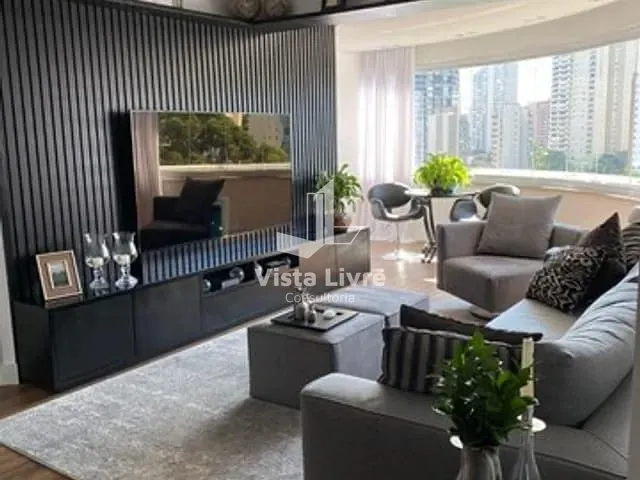 Apartamento com 116m² 2 quartos e 3 banheiros, à venda, no bairro Brooklin Paulista em São Paulo