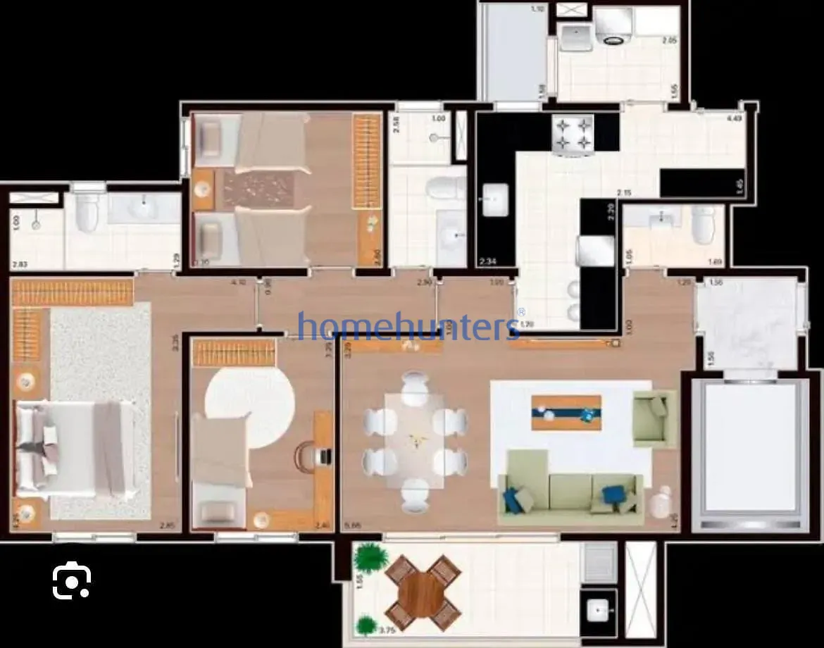 Apartamento, 3 quartos, 95 m² - Foto 24