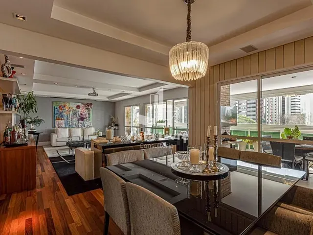 Apartamento com 245m² 4 quartos e 6 banheiros, à venda, no bairro Cidade Monções em São Paulo