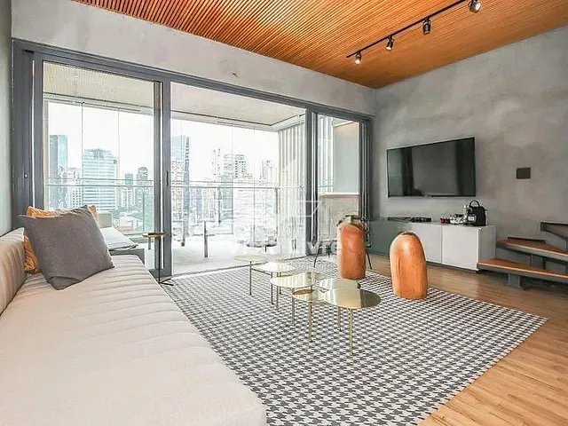 Apartamento com 98m² 1 quarto e 2 banheiros, à venda, no bairro Vila Nova Conceição em São Paulo