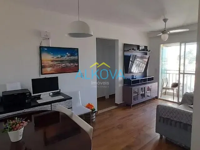 Apartamento com 56m² 2 quartos e 2 banheiros, à venda, no bairro Conjunto Residencial Flamboyant em São José dos Campos