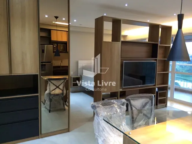 Apartamento com 50m² 1 quarto e 1 banheiro, à venda, no bairro Brooklin em São Paulo